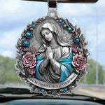 Keep Me In Your Gentle Embrace - Memorial Personalized Custom Car Ornament - Acrylic Custom Shaped - Sympathy Gift For Family