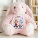 A Bunny Hug From Grandma’s Heart - Family Personalized Custom Easter Bunny Plush - Gift For Family Members
