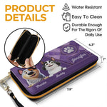 Furry Friend, Endless Love - Dog & Cat Personalized Custom Leather Long Wallet - Gift For Pet Owners, Pet Lovers