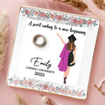 Dream Big, Shine Bright - Family Personalized Custom Full-Print Jewelry Dish - Graduation Gift For Family Members, Siblings, Brothers, Sisters