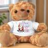 The Best Hugs Come From Grandma - Family Personalized Custom Teddy Bear Plush - Gift For Family Members