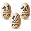 Cherishing My First Easter - Family Personalized Custom Wooden Egg Shaker - Easter Gift For Baby Kids, Newborn Baby