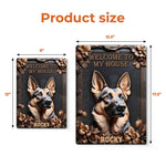 Home Of A Loyal Protector - Dog Personalized Custom 3D Inflated Effect Printed Home Decor Metal Sign - House Warming Gift For Dog Lovers, Dog Owners