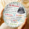 Custom Photo Tiny Kicks, Big Love For Mommy - Family Personalized Custom Ceramic Plate - Mother's Day, Baby Shower Gift, Gift For First Mom