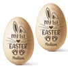 A Special Easter Memory - Family Personalized Custom Wooden Egg Shaker - Easter Gift For Baby Kids, Newborn Baby
