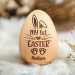 A Special Easter Memory - Family Personalized Custom Wooden Egg Shaker - Easter Gift For Baby Kids, Newborn Baby