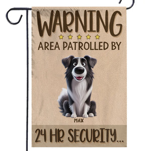 Fierce Love, Fearless Guard - Dog Personalized Custom Flag - Gift For Pet Owners, Pet Lovers