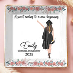 Dream Big, Shine Bright - Family Personalized Custom Full-Print Jewelry Dish - Graduation Gift For Family Members, Siblings, Brothers, Sisters