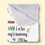 Custom Photo Mother's Day Gifts for Expecting Moms - Personalized Blanket