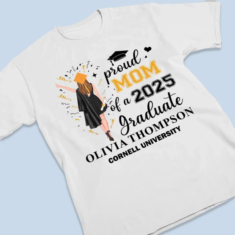 From Late Nights To Graduation Lights - Family Personalized Custom Unisex T-shirt, Premium T-shirt, Hoodie - Graduation Gift For Family Members, Siblings, Brothers, Sisters