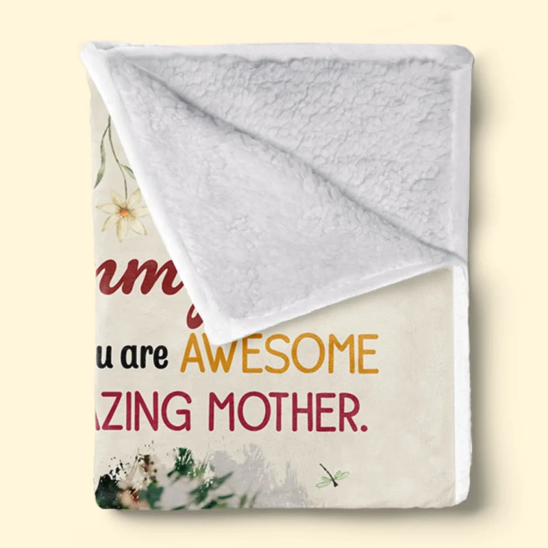 Custom Photo The World’s Best Mommy Belongs To Me - Family Personalized Custom Blanket - Mother's Day, Baby Shower Gift, Gift For First Mom
