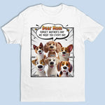 Dear Mom, You’re Pawsome Every Day - Dog Personalized Custom Unisex T-shirt, Premium T-shirt, Hoodie - Gift For Mom, Dog Lovers