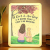 Life’s Journey Is Better With You - Dog Personalized Custom LED Mirror Frame Lamp - Gift For Pet Owners, Pet Lovers