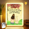 Life’s Journey Is Better With You - Dog Personalized Custom LED Mirror Frame Lamp - Gift For Pet Owners, Pet Lovers