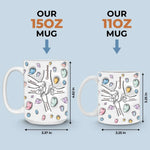 Grandma Makes Life Sweeter - Family Personalized Custom 3D Inflated Effect Printed Mug - Mother's Day, Gift For Mom, Grandma