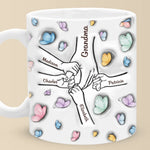 Grandma Makes Life Sweeter - Family Personalized Custom 3D Inflated Effect Printed Mug - Mother's Day, Gift For Mom, Grandma