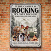 Welcome To Camp Wagging Tails - Dog Personalized Custom Home Decor Metal Sign - House Warming Gift For Pet Owners, Pet Lovers
