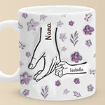 Custom Name Family Hands Gifts for Mom - Personalized Mugs