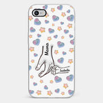 Custom Name Family Hands Gifts for Mom - Personalized Phone Case