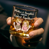 A Bond That Can Never Be Broken - Family Personalized Custom Whiskey Glass - Mother's Day, Gift For Mom, Daughter