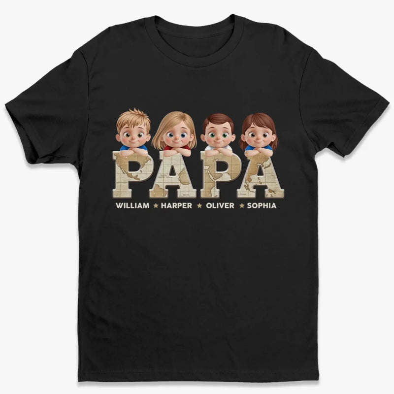 Proud To Be Dad’s Kid - Family Personalized Custom Unisex T-shirt, Premium T-shirt, Hoodie - Father's Day, Gift For Dad, Grandpa