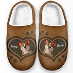Every Step, A Pawfect Moment - Dog & Cat Personalized Custom Fluffy Slippers - Mother's Day, Gift For Pet Owners, Pet Lovers
