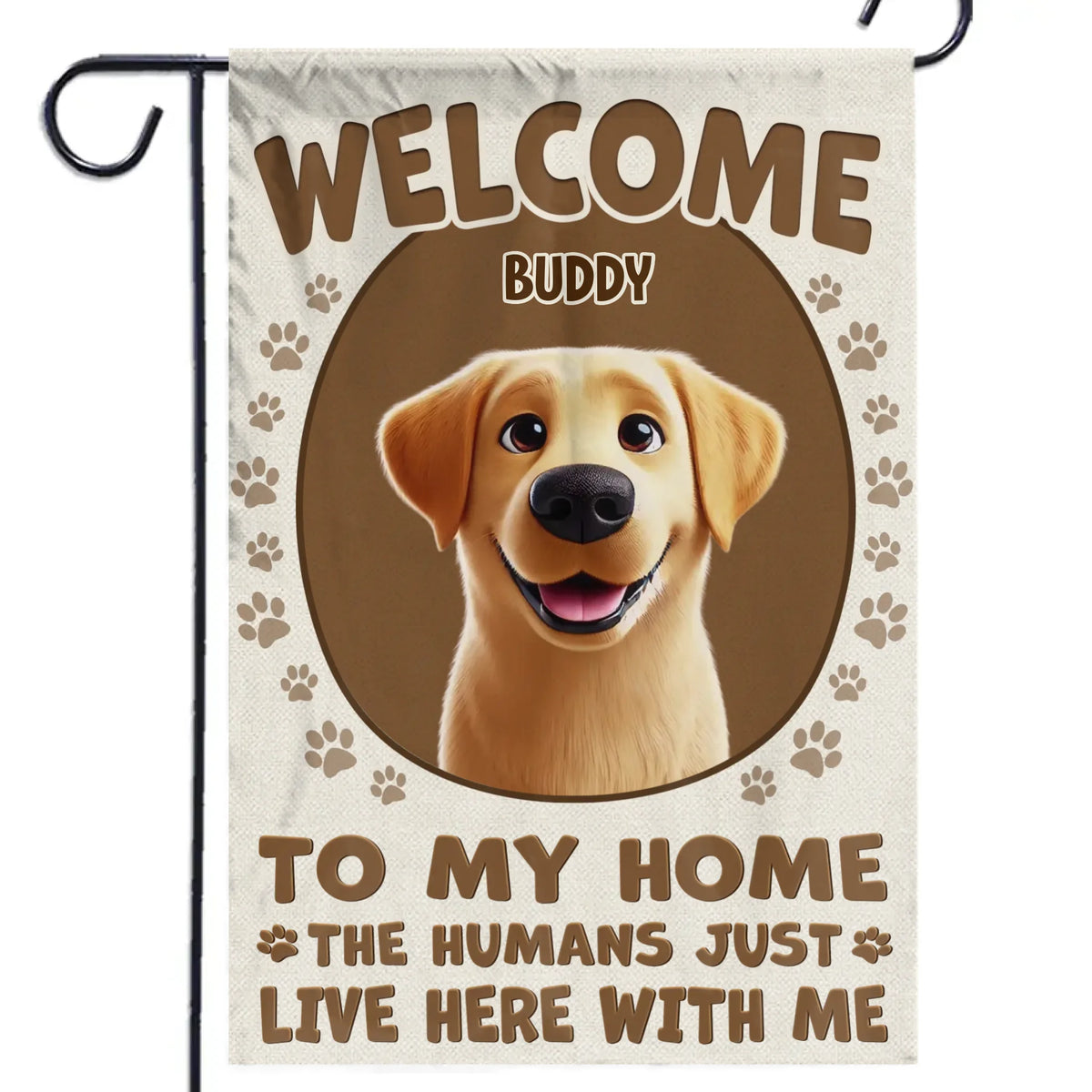 Furry Friends Make The Best Hosts - Dog Personalized Custom Flag - Gift For Pet Owners, Pet Lovers