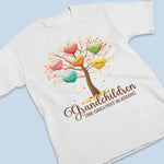 A Grandparent’s Love Grows Forever - Family Personalized Custom Unisex T-shirt, Premium T-shirt, Hoodie - Gift For Grandma, Grandpa