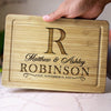 Where Love Always Grows - Couple Personalized Custom Engraved Wooden Cutting Board - Gift For Husband Wife, Anniversary