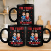 Stuck With Me Since The Beginning - Couple  Personalized Custom Black Mug - Gift For Husband Wife, Anniversary