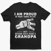 I Am Proud Of Many Things In Life But Nothing Beats Being A Father - Family Personalized Custom Unisex T-shirt, Premium T-shirt, Hoodie - Father's Day, Gift For Dad, Grandpa