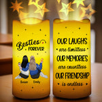 Custom Name Best Friend Gifts for Women - Personalized Projector LED Candle