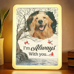 Custom Pet Photo Memorial Gifts for Dog Lovers - Personalized Mirror LED Light