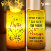 The Best Friendships Are Forever - Bestie Personalized Custom LED Projection Flameless Candle - Gift For Best Friends, BFF, Sisters