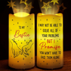 The Best Friendships Are Forever - Bestie Personalized Custom LED Projection Flameless Candle - Gift For Best Friends, BFF, Sisters