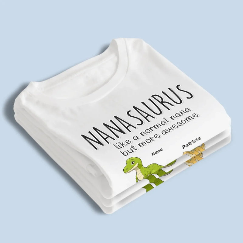 Raising Tiny Dinosaurs With Love -  Family Personalized Custom Unisex T-shirt, Premium T-shirt, Hoodie - Mother's Day Gift For Mom, Grandma