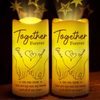 Our Love, Forever And Always - Couple Personalized Custom LED Projection Flameless Candle - Gift For Husband Wife, Anniversary