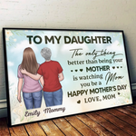A Love No Words Can Define - Family Personalized Custom Horizontal Poster - Mother's Day, Gift For Mom, Daughter
