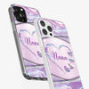Nana’s Heart, Filled With Love - Family Personalized Custom Clear Phone Case - Mother's Day Gift For Mom, Grandma