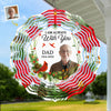 Custom Photo You Will Be Missed, Always Loved - Memorial Personalized Custom Wind Spinner - Sympathy Gift For Family Members