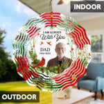 Custom Photo Memorial Dad Gifts - Personalized Wind Spinner