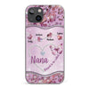 Grandkids Fill Nana’s Life With Love - Family Personalized Custom Clear Phone Case - Mother's Day Gift For Mom, Grandma