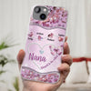 Grandkids Fill Nana’s Life With Love - Family Personalized Custom Clear Phone Case - Mother's Day Gift For Mom, Grandma