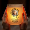 Custom Photo Shining Bright In My Heart, Always - Memorial Personalized Custom Printed Glass Jar With LED Candle - Sympathy Gift For Family Members
