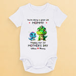 Our First Mother’s Day Together - Family Personalized Custom Baby Onesie - Mother's Day, Baby Shower Gift, Gift For First Mom