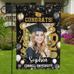 Custom Photo A Journey Worth Every Step - Family Personalized Custom Flag - Graduation Gift For Family