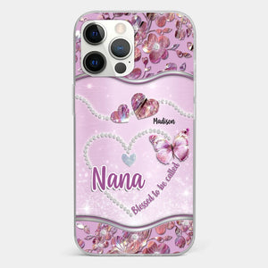 Grandkids Fill Nana’s Life With Love - Family Personalized Custom Clear Phone Case - Mother's Day Gift For Mom, Grandma