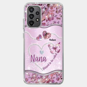 Grandkids Fill Nana’s Life With Love - Family Personalized Custom Clear Phone Case - Mother's Day Gift For Mom, Grandma