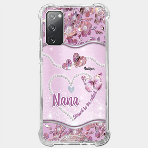 Grandkids Fill Nana’s Life With Love - Family Personalized Custom Clear Phone Case - Mother's Day Gift For Mom, Grandma