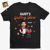 Custom Photo Master Of The Grill, King Of The Chill - Family Personalized Custom Unisex T-shirt, Premium T-shirt, Hoodie - Father's Day, Gift For Dad, Grandpa